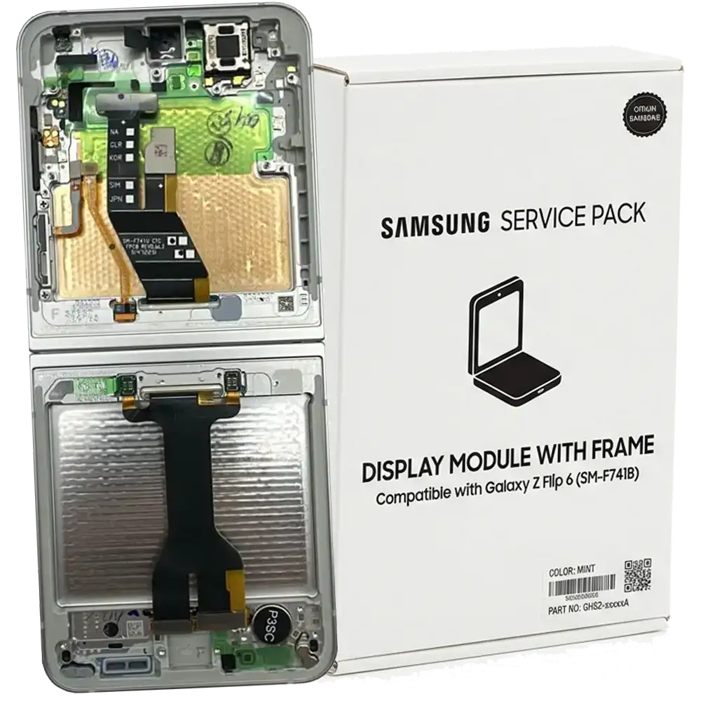 Display Originale Samsung Galaxy Z Flip 6 SM-F741B Service Pack con Frame